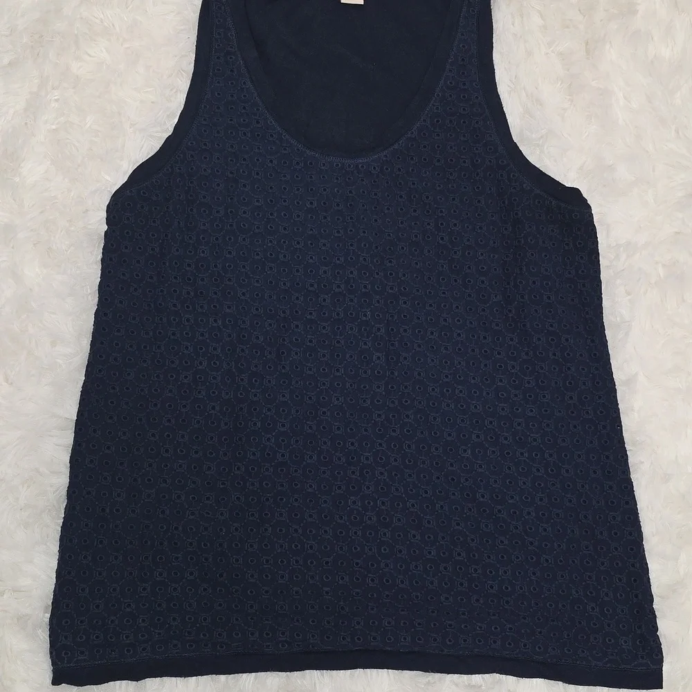 J. Crew Dark Blue Top. Size XS